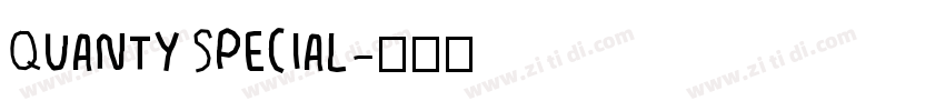 Quanty Special字体转换